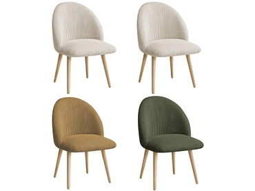 BOBOCHIC Lot de 4 chaises LALIE BOBOCHIC Lot de 4 chaises LALIE