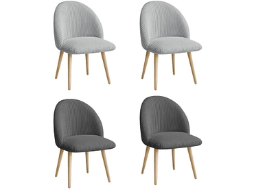 BOBOCHIC Set mit 4 Stühlen LALIE