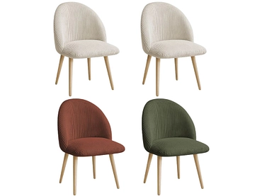 BOBOCHIC Lot de 4 chaises LALIE BOBOCHIC Lot de 4 chaises LALIE