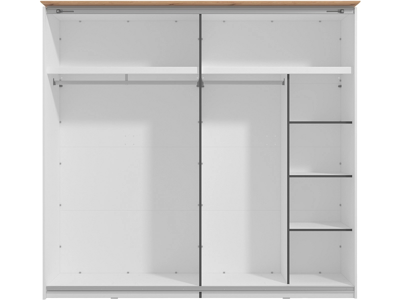 Schwebetürenschrank ALBA weiss