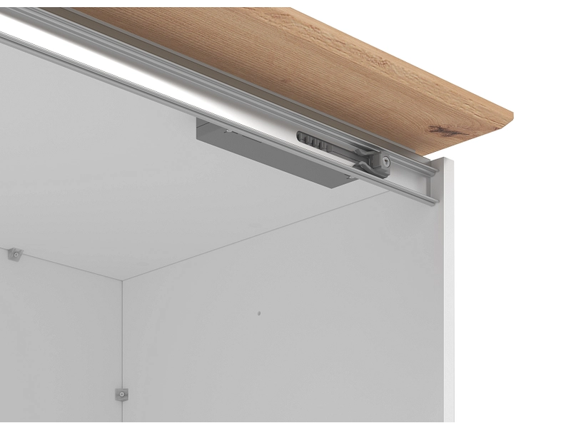 Schwebetürenschrank ALBA weiss