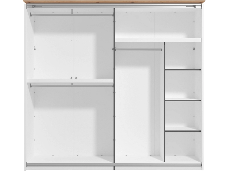 Schwebetürenschrank ALBA weiss