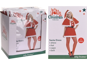 Costume da Mamma Natale MERRY Costume da Mamma Natale MERRY