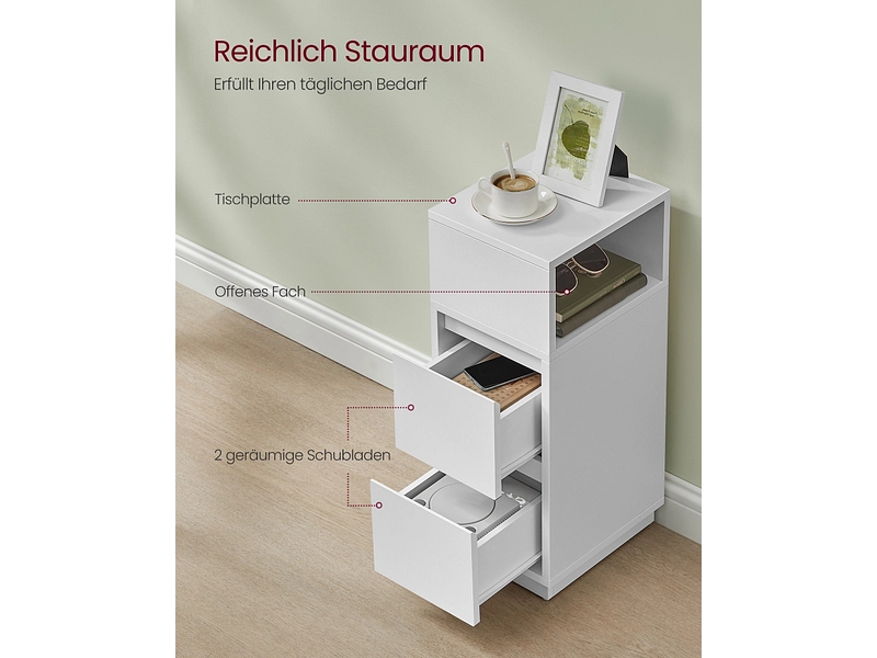 2 Nachttische-Set SONGMICS SADY
