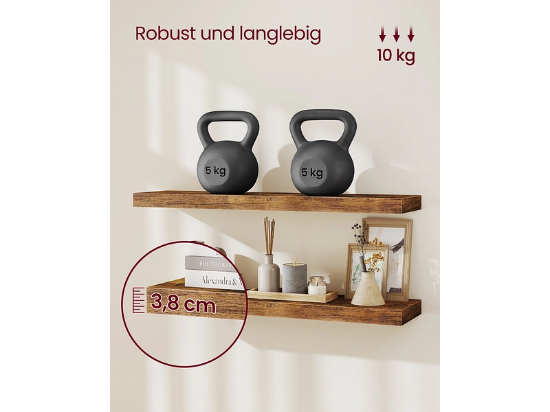 Etagère murale SONGMICS RUSTIK