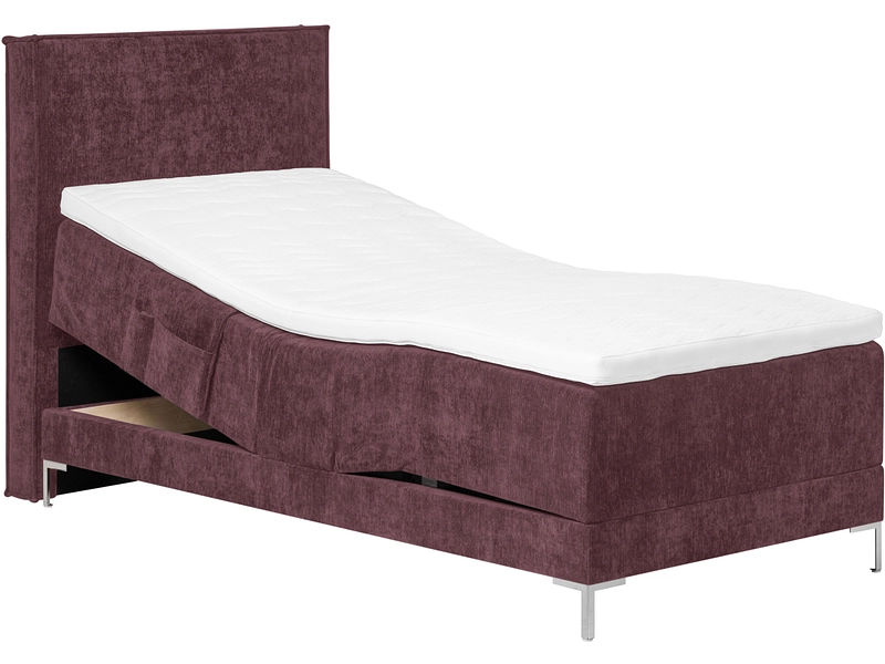 Boxspring électrique HUNTER bordeaux Boxspring électrique HUNTER bordeaux