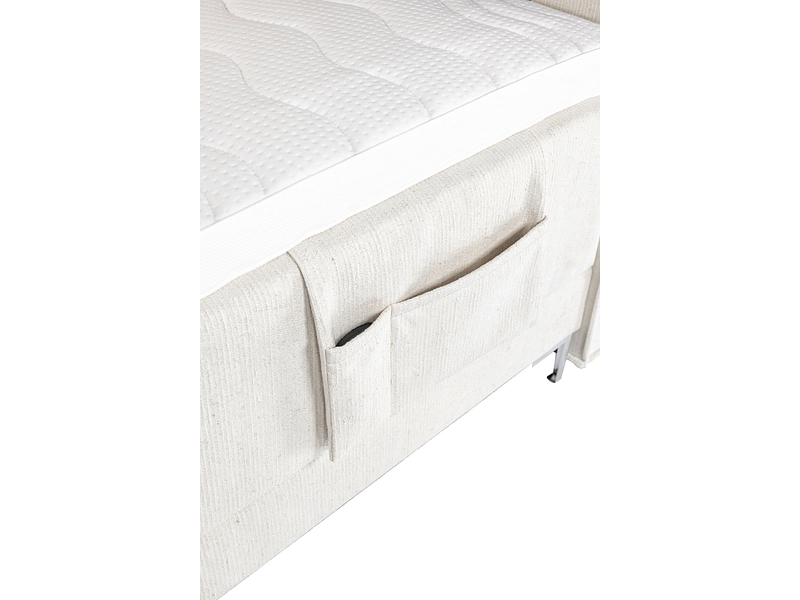 Boxspring eletttrico HUNTER bianco Boxspring eletttrico HUNTER bianco
