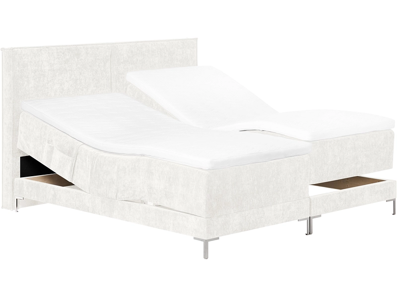 Boxspring électrique HUNTER blanc Boxspring électrique HUNTER blanc