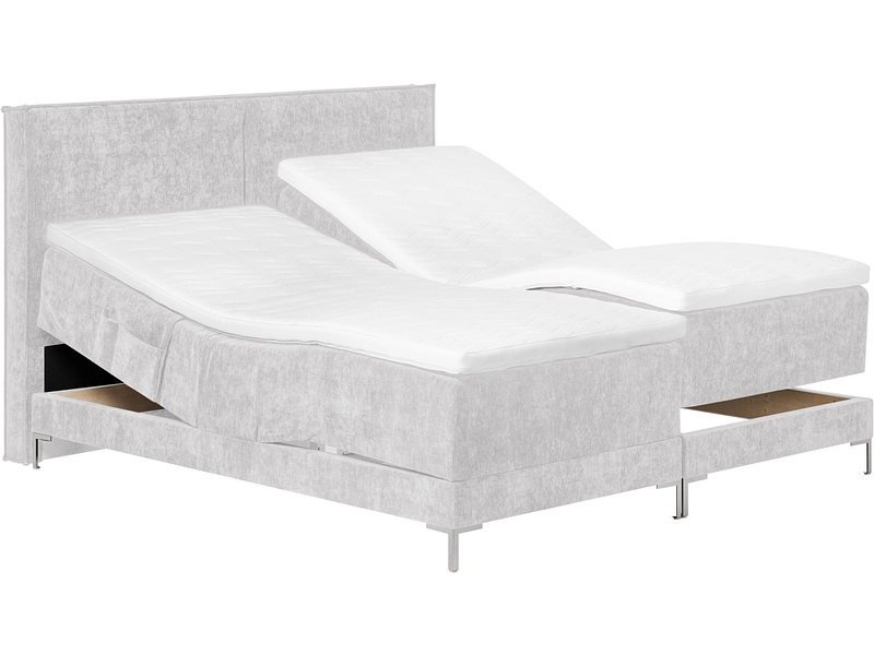 Boxspring électrique HUNTER gris Boxspring électrique HUNTER gris