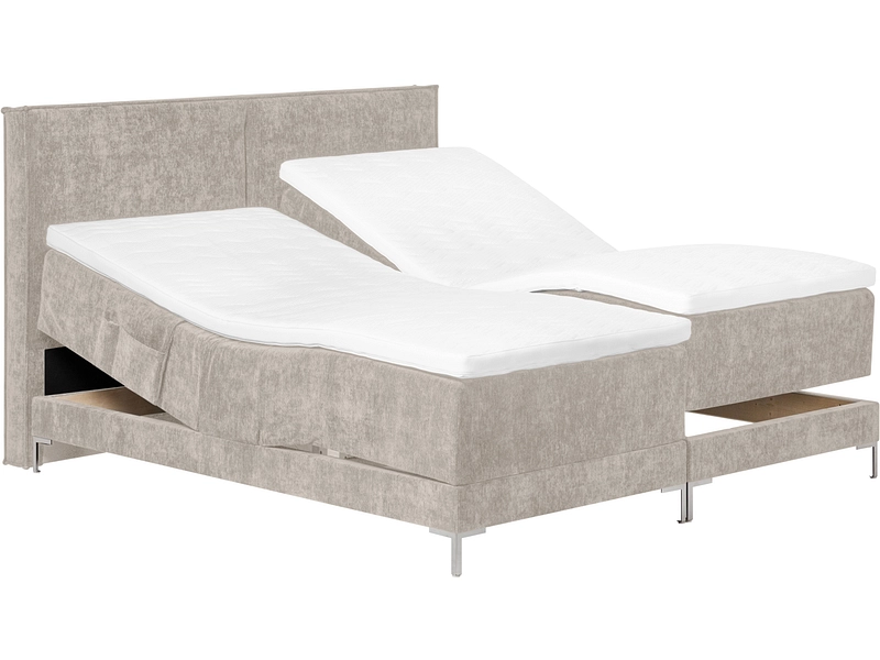 Boxspring électrique HUNTER marron Boxspring électrique HUNTER marron