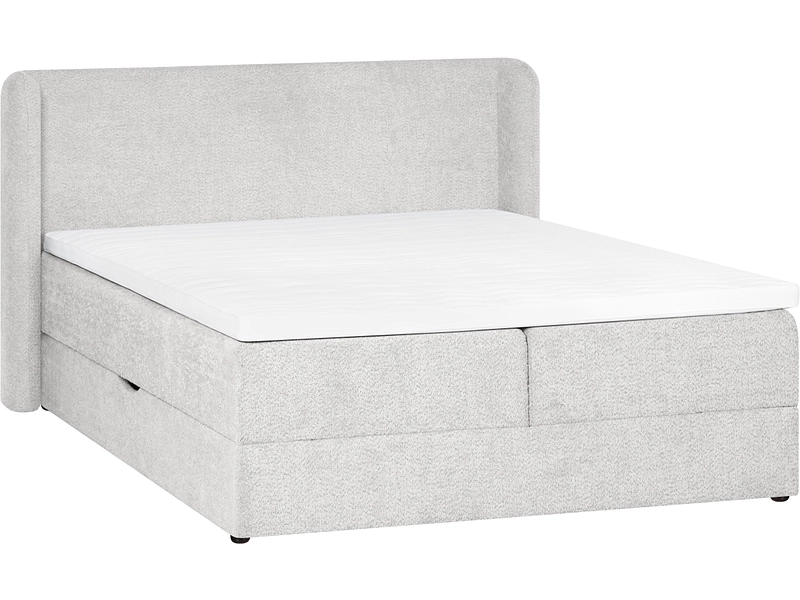 Boxspring MARGOT gris clair Boxspring MARGOT gris clair