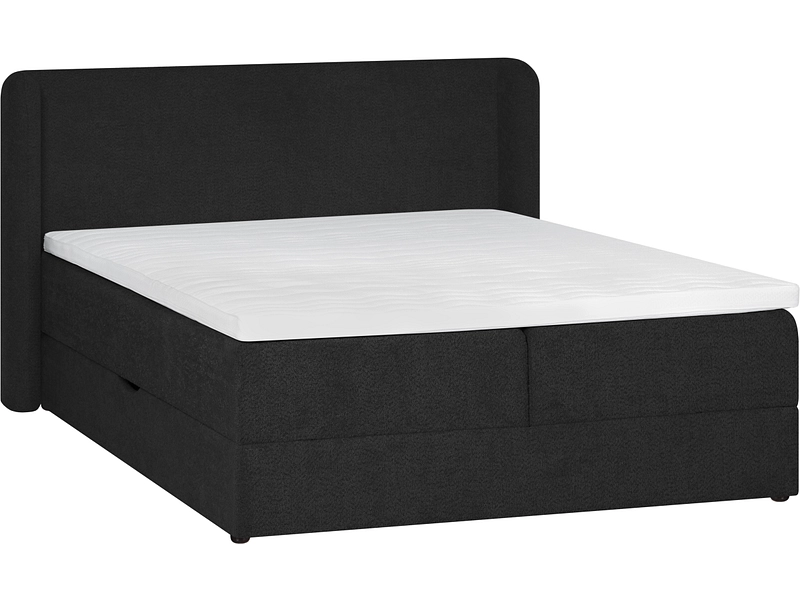 Boxspring MARGOT noir Boxspring MARGOT noir