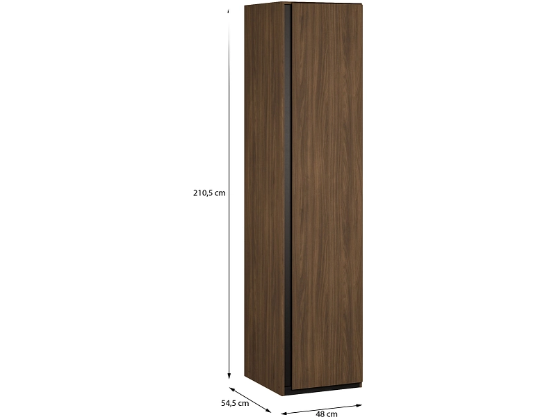 Armoire portes battantes OSAKA noyer Armoire portes battantes OSAKA noyer