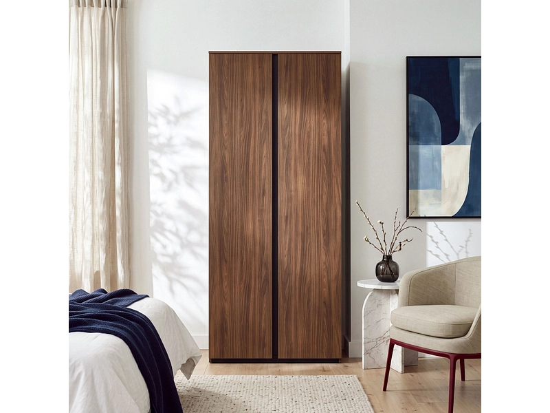 Armoire portes battantes OSAKA noyer Armoire portes battantes OSAKA noyer