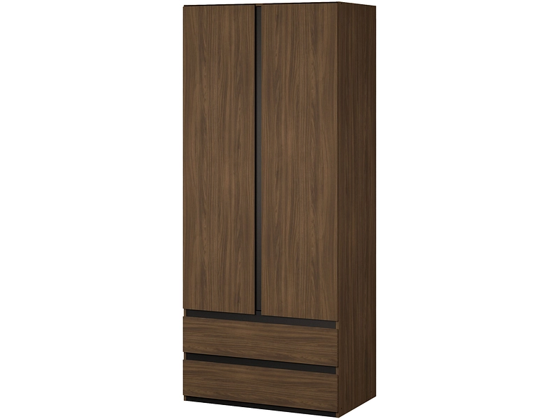Armoire portes battantes OSAKA noyer Armoire portes battantes OSAKA noyer