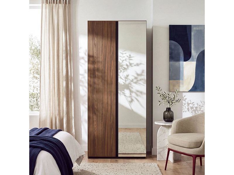 Armoire portes battantes OSAKA noyer Armoire portes battantes OSAKA noyer