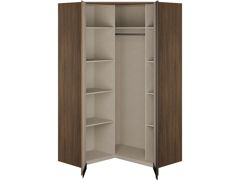 Armoire d'angle OSAKA noyer Armoire d'angle OSAKA noyer