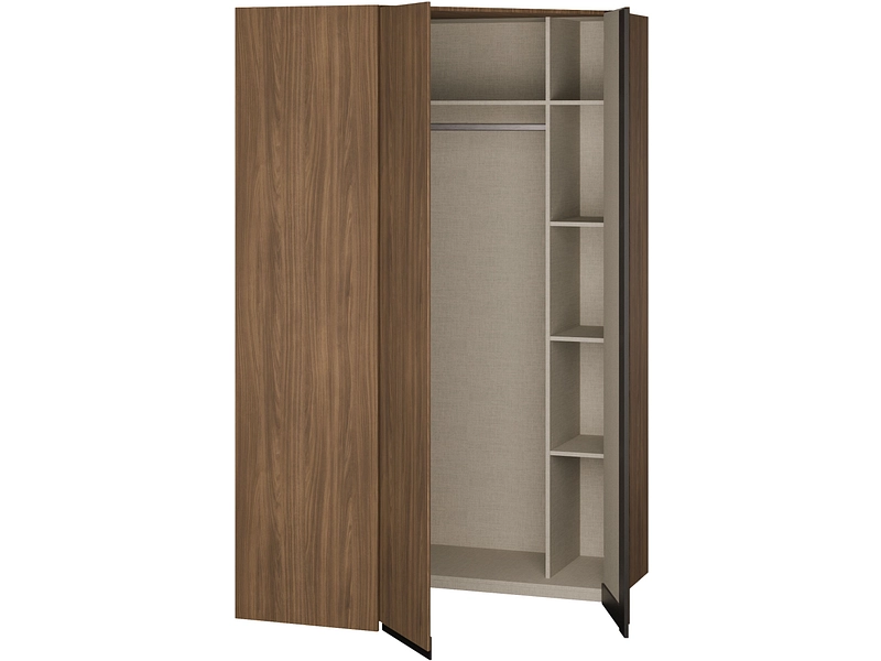 Armoire d'angle OSAKA noyer Armoire d'angle OSAKA noyer