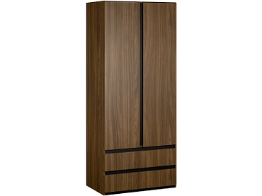 Armoire portes battantes OSAKA noyer
