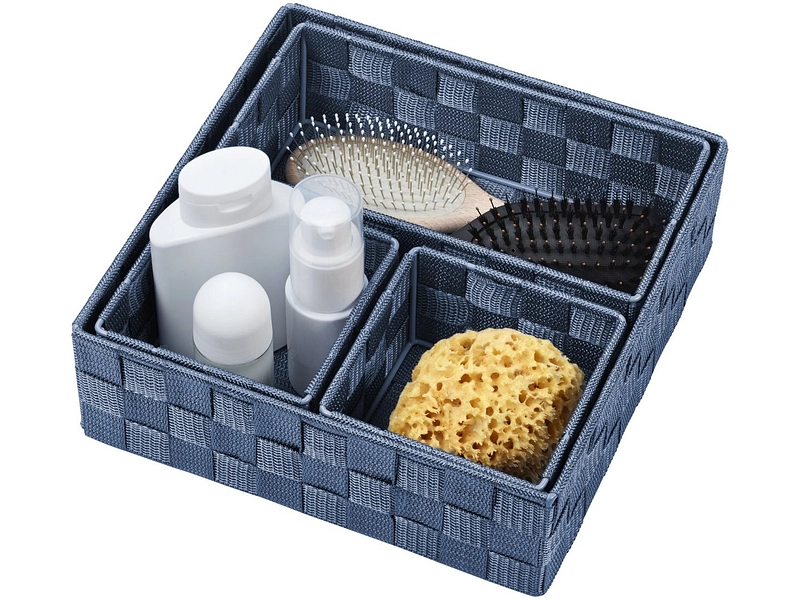 Set Aufbewahrungsboxen IRINA dunkelblau