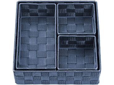 Set Aufbewahrungsboxen IRINA dunkelblau