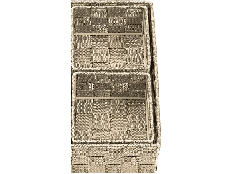 Set Aufbewahrungsboxen IRINA taupe