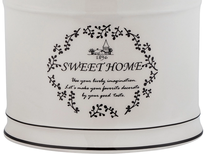 DIAQUA Aufbewahrungsbox SWEET HOME weiss