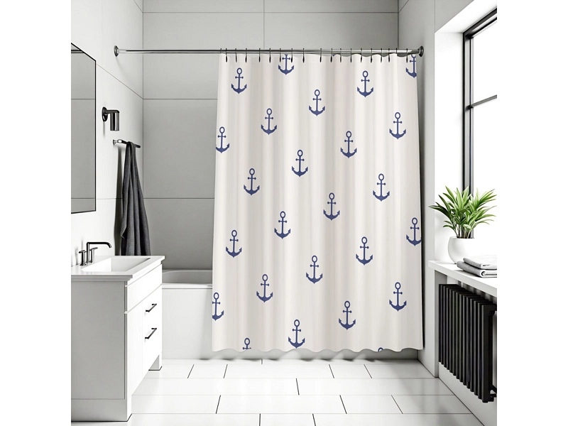DIAQUA Duschvorhang BASIC weiss