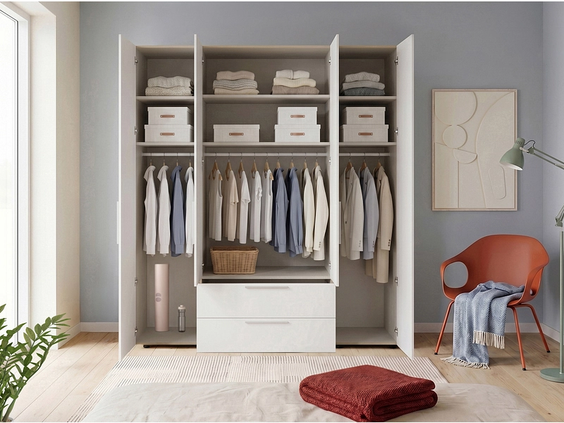 Armoire portes battantes MODUKLIX blanc Armoire portes battantes MODUKLIX blanc