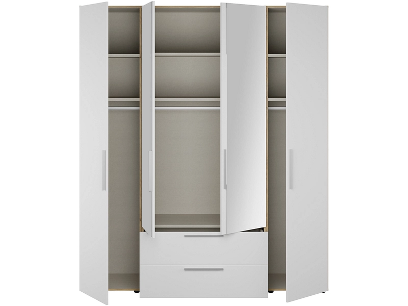 Armoire portes battantes MODUKLIX blanc Armoire portes battantes MODUKLIX blanc