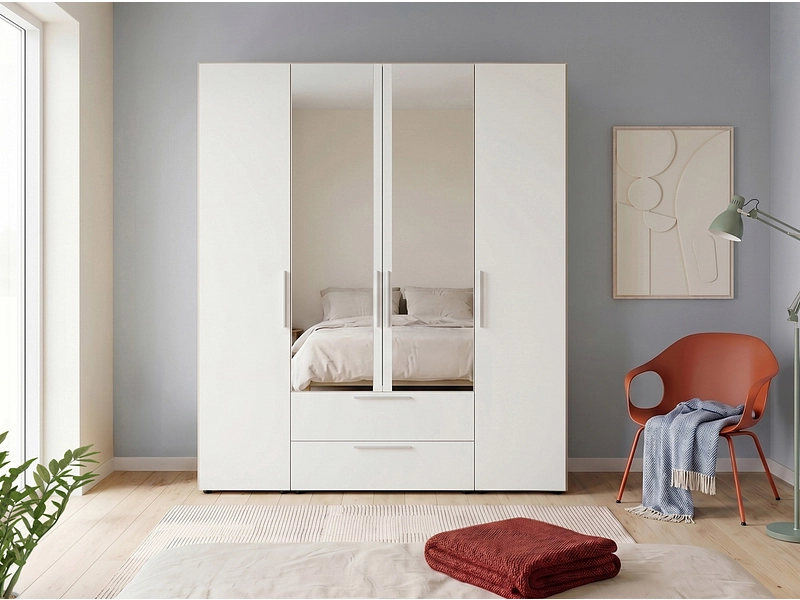 Armoire portes battantes MODUKLIX blanc Armoire portes battantes MODUKLIX blanc