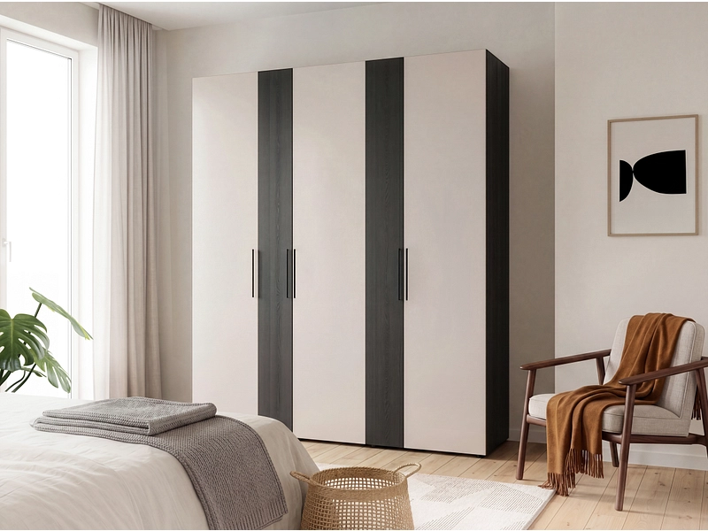 Armoire portes battantes MODUKLIX sable