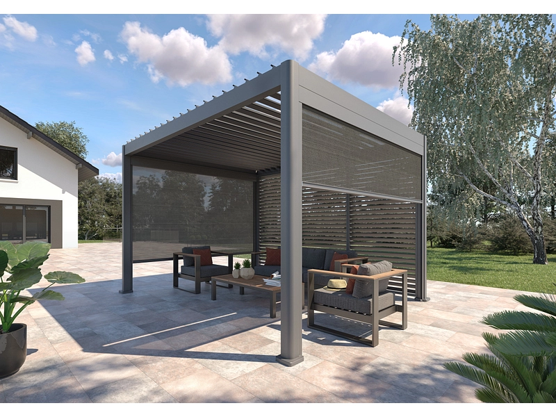 HESPERIDE Vorhang für Pergola EVORA 3M