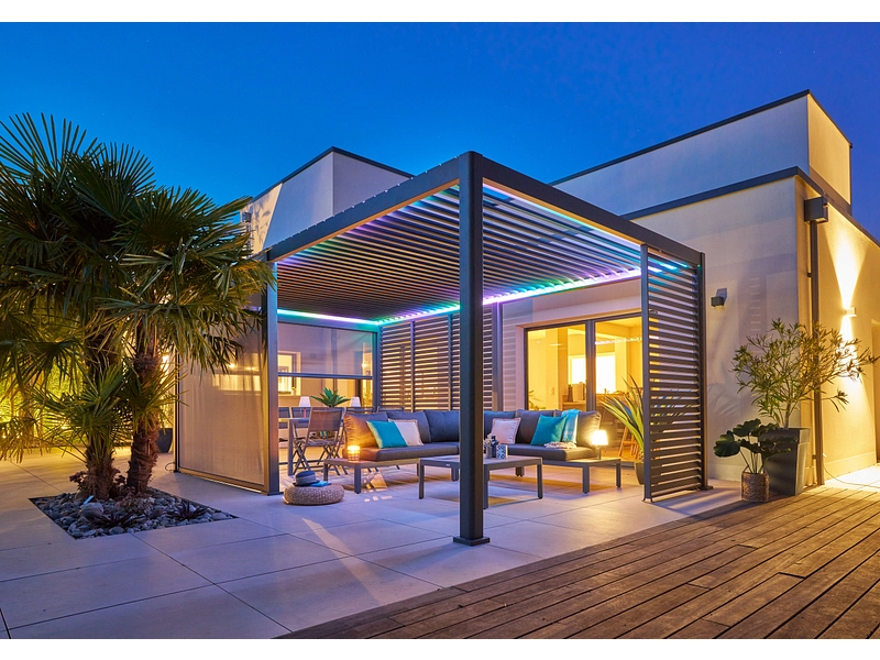 HESPERIDE Vorhang für Pergola EVORA 3M
