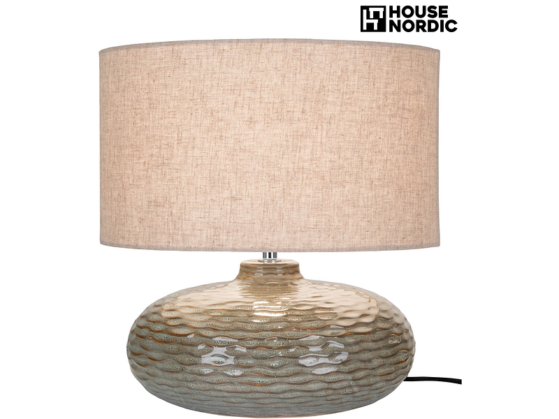HOUSE NORDIC Tischlampe OLDHAM 36cm 40W grün