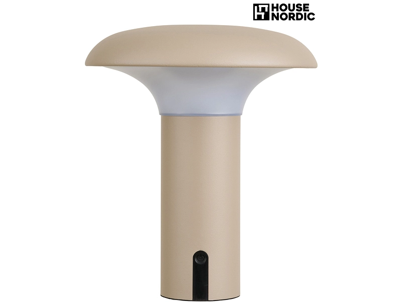 HOUSE NORDIC LED Lampe Über USB aufladbar RAMSEY 22cm 1.5W beige