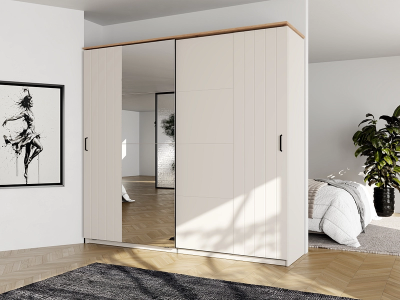 Schwebetürenschrank ALBA kaschmir