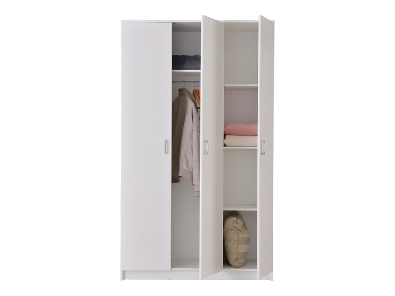 Armoire portes battantes HANA blanc