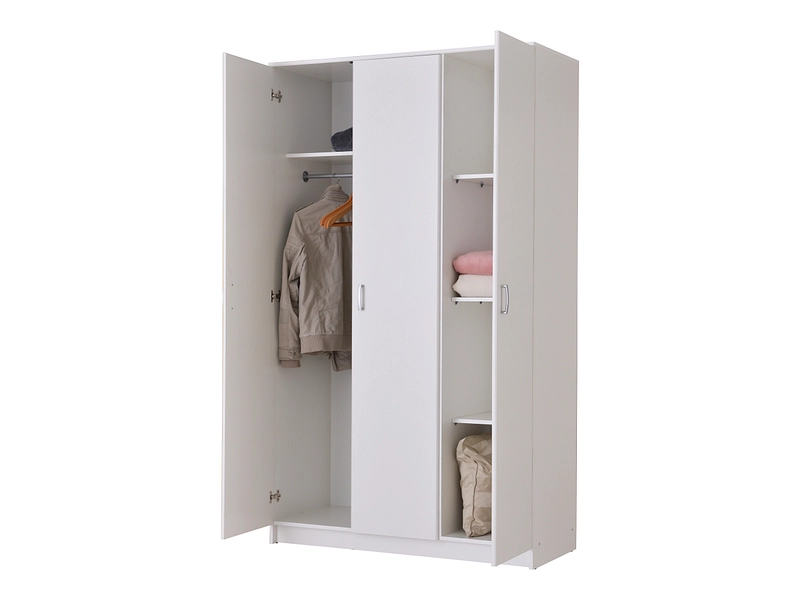 Armoire portes battantes HANA blanc