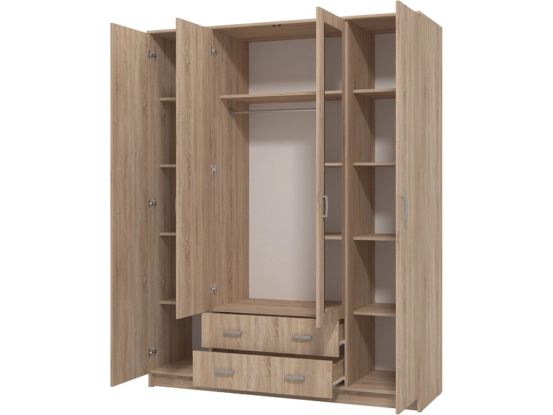 Drehtürenschrank HANA sonoma Drehtürenschrank HANA sonoma