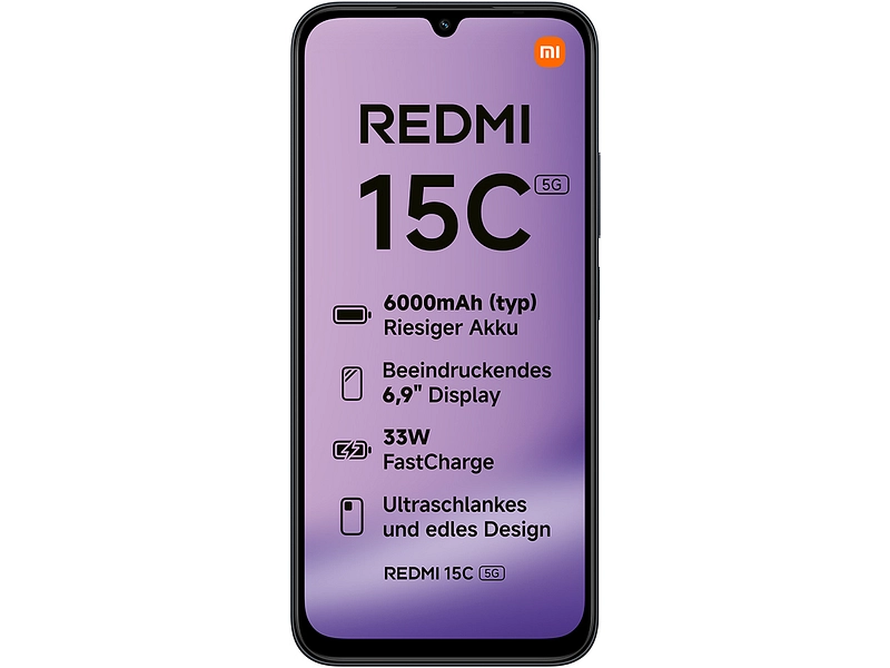 XIAOMI Redmi 15C schwarz XIAOMI Redmi 15C schwarz