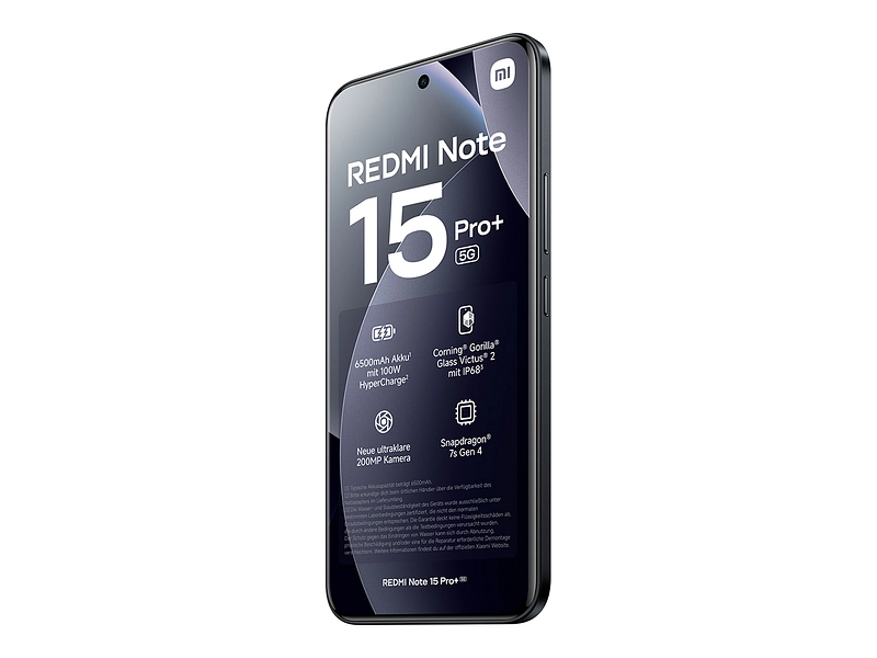 XIAOMI REDMI Note 15 Pro+ black XIAOMI REDMI Note 15 Pro+ black