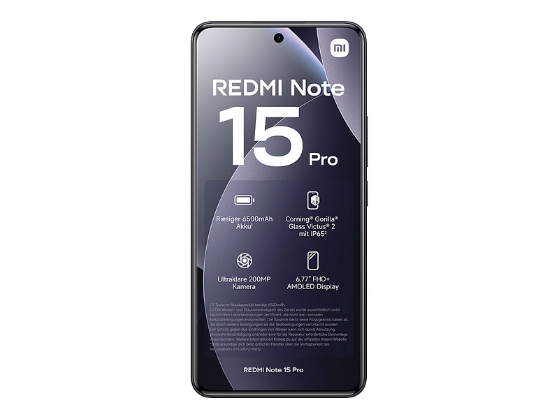 XIAOMI REDMI Note 15 Pro noir XIAOMI REDMI Note 15 Pro noir