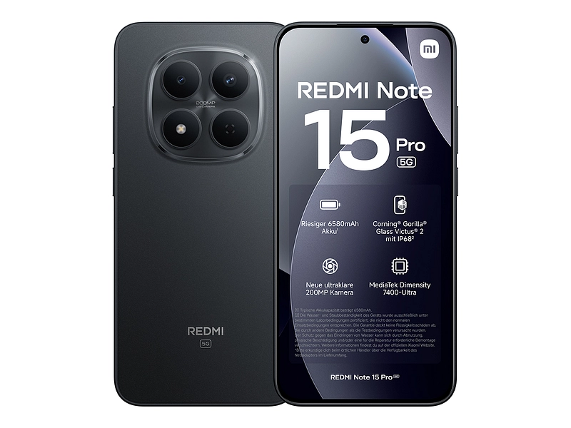 XIAOMI REDMI Note 15 Pro noir XIAOMI REDMI Note 15 Pro noir