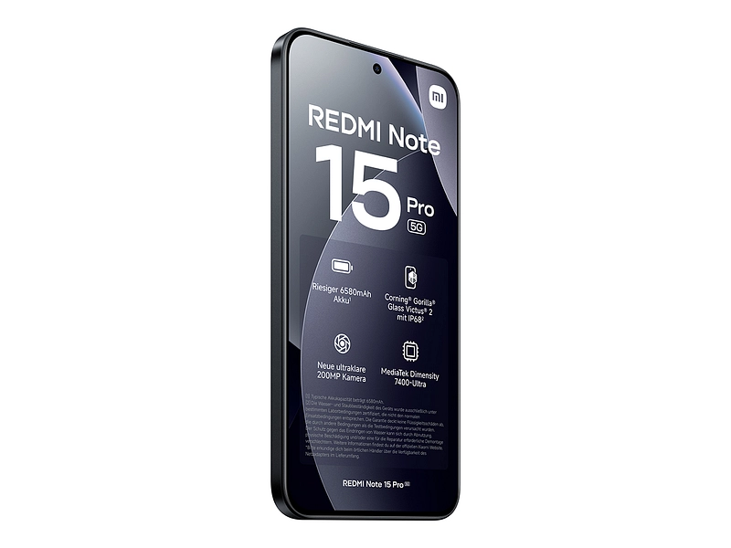 XIAOMI REDMI Note 15 Pro noir XIAOMI REDMI Note 15 Pro noir