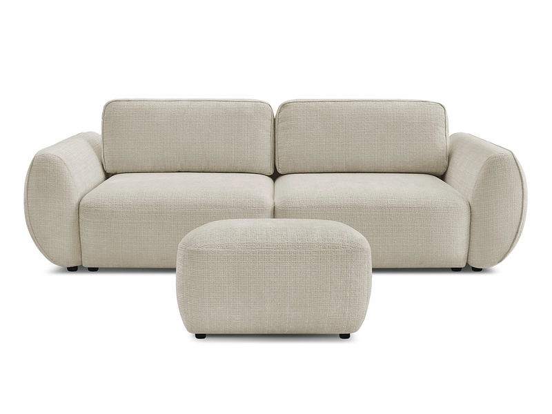 3er Sofa mit Hocker BOBOCHIC DENISE 3er Sofa mit Hocker BOBOCHIC DENISE