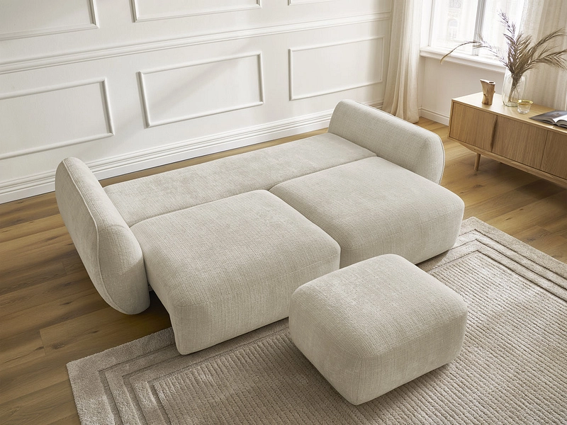 3er Sofa mit Hocker BOBOCHIC DENISE 3er Sofa mit Hocker BOBOCHIC DENISE