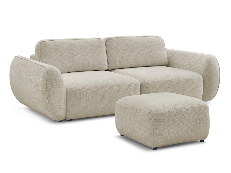 3er Sofa mit Hocker BOBOCHIC DENISE 3er Sofa mit Hocker BOBOCHIC DENISE