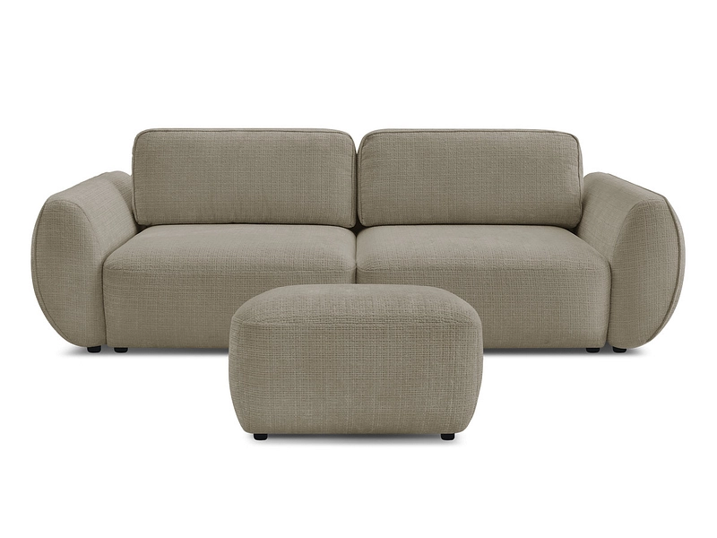 3er Sofa mit Hocker BOBOCHIC DENISE 3er Sofa mit Hocker BOBOCHIC DENISE
