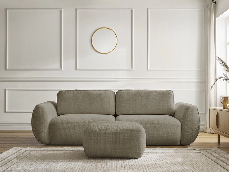3er Sofa mit Hocker BOBOCHIC DENISE 3er Sofa mit Hocker BOBOCHIC DENISE